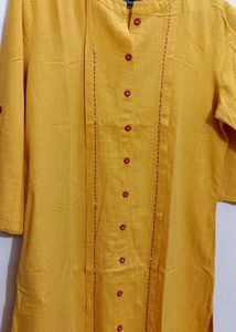 Stylish Yellow Kurta