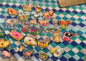 Vintage Wooden Animal Puzzle