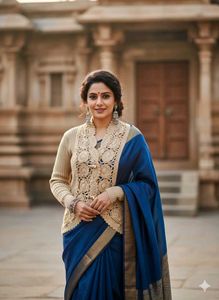 Stunning Beige/Tan Crochet Lace Cardigan Sweater