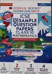 ICSE Class 10 Sample Papers(2023)- Set Of Four