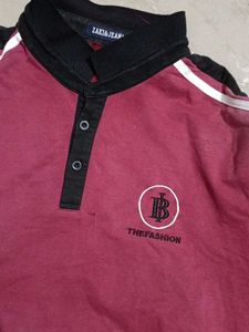 Maroon Polo T-Shirt