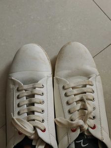 For Sale: Spykar White Shoes (Gently Used)