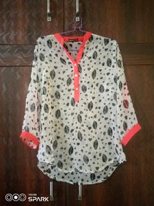 Sheer Tunic Top