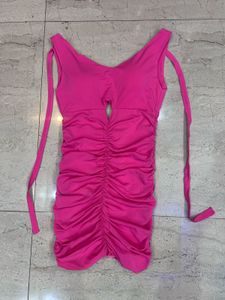Pink Bodycon Party Dress