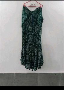 Green Floral Dress