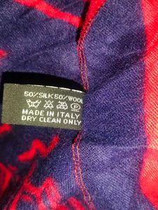 Chanel large luxurious delicate silk/wool scarf