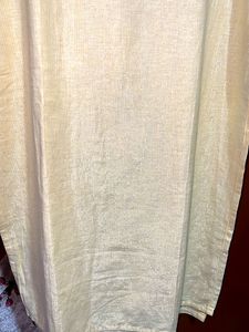 W Yellow Shimmer Kurta