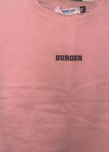burger bae cute crop top
