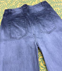 Wide Leg Denim Jeans