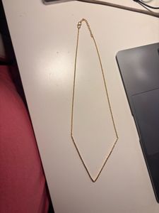 Artificial Gold V Necklace