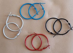 Multicoloured Hoop Earring Combo