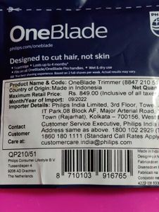 Philips One Blade Replacement