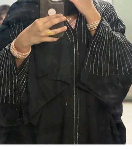 Abayas Butter Fly Design And A Line