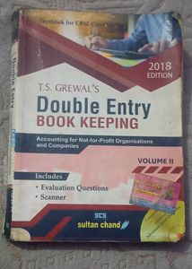 Class 12th Accountancy 2nd Part (Company Accounts) Double Entry Book By T.S Grewal