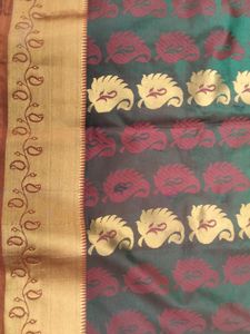 Kanjivaram Boder Semi Silk Pattu Saree