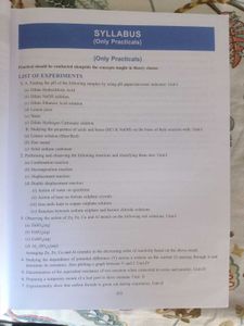 Class 10 Science Practical Skills