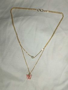 Butterfly Layered Necklace