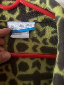 Columbia Patterned Fleece Jacket
