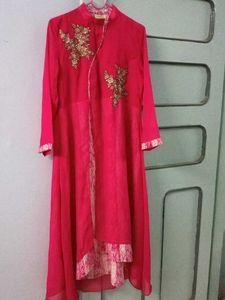 Embroidered Pink Tunic