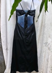 I. Black Slip Dress