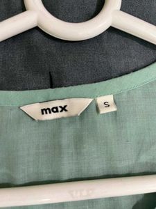 Seafoam Embroidered Kurti