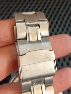 FOCE Quartz Big Dial Watch with Silver Strap.
