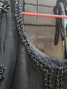 Beaded Black Top