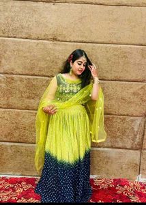 Elegant Yellow Lehenga Choli Set