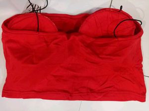 Red Zara Tube Top