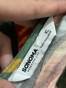 Sonoma Bright Floral Pintresty Top