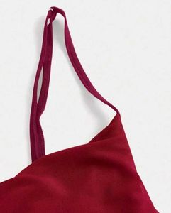 Burgundy Bodycon Midi Dress