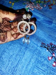 Sparkling Circle Earrings