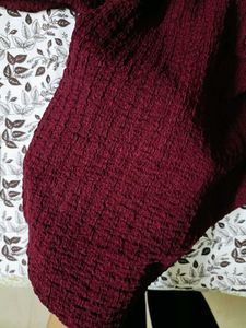 Maroon coquette top💋💄