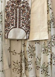 Cotton Embroidery Suit