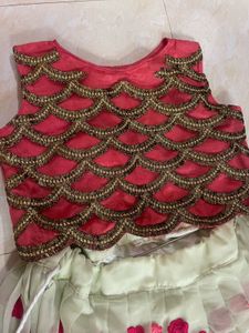 Elegant Girls' Lehenga Choli Set