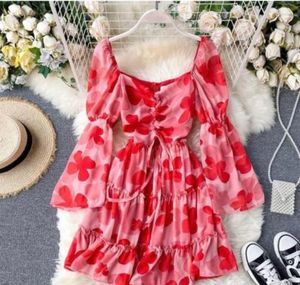 Floral Print Mini Dress