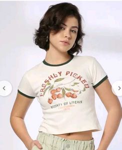 Freshly Picked Graphic Tee crop top