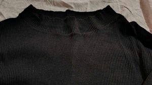 Ribbed Knit Top - Basic Black
