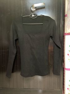 Black Long Sleeve Top