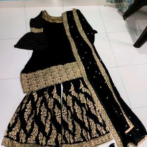 Black Colour Beautiful Up And Down Set.