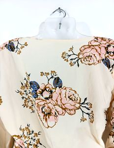 Cream Floral Top (Women)