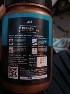 Blaca Keratin Hair Spa Mask