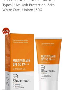 Sunscreen Combo Dermatouch + Underated + Foxtale