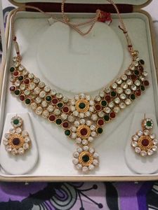 Karwa chauth Spcl Kundan Necklace Set