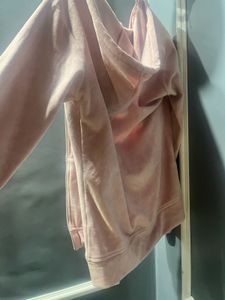 Pink Hoodie with Zipper