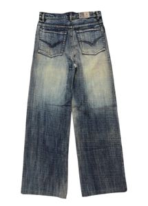 VERSACE Wide Leg Denim Jeans