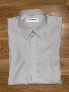 Pierre Cardin Men&#39;s Light Gray Shirt