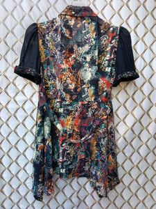 New With Tag Cute Korean Laces French Top