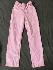 Zara Pink Denim Jeans