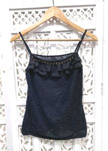 Chic Noir Lace Cami